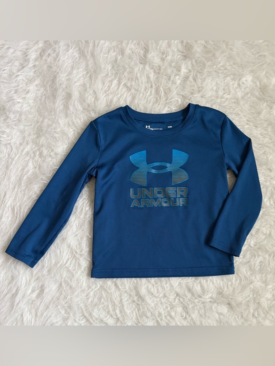 Under Armour Other - Under Armour Toddler Boys Athletic Long Sleeve Blue Tee